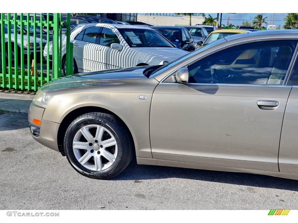 2005 A6 3.2 quattro Sedan - Dakar Beige Metallic / Beige photo #7