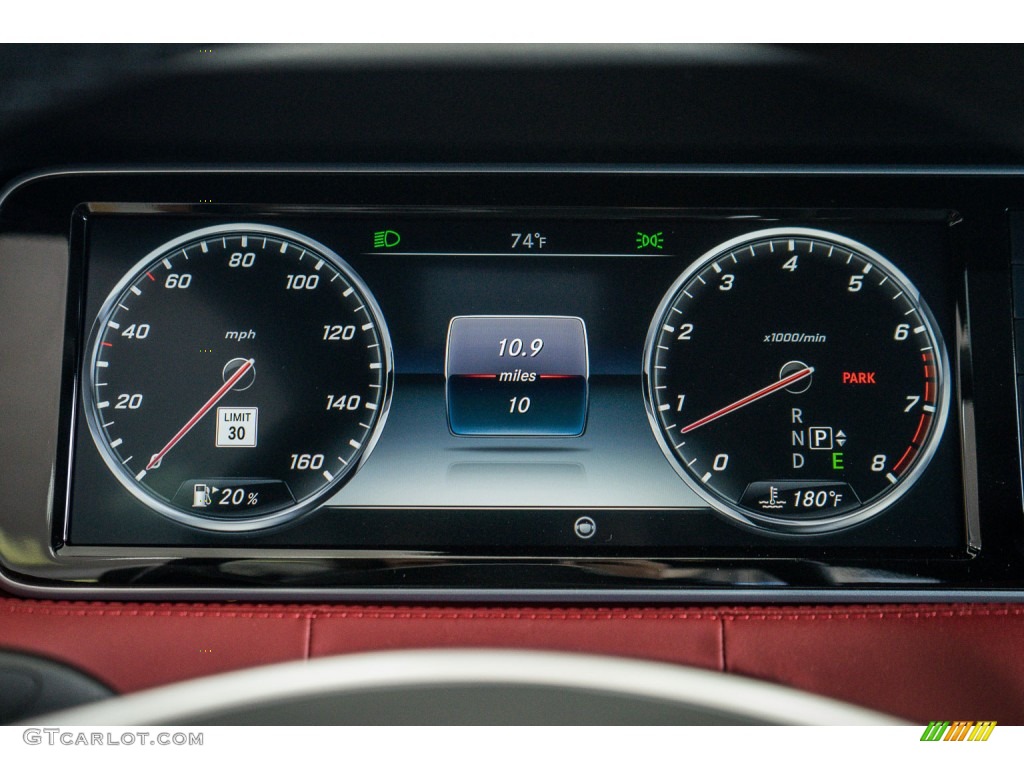 2016 Mercedes-Benz S 550 4Matic Coupe Gauges Photo #108544832