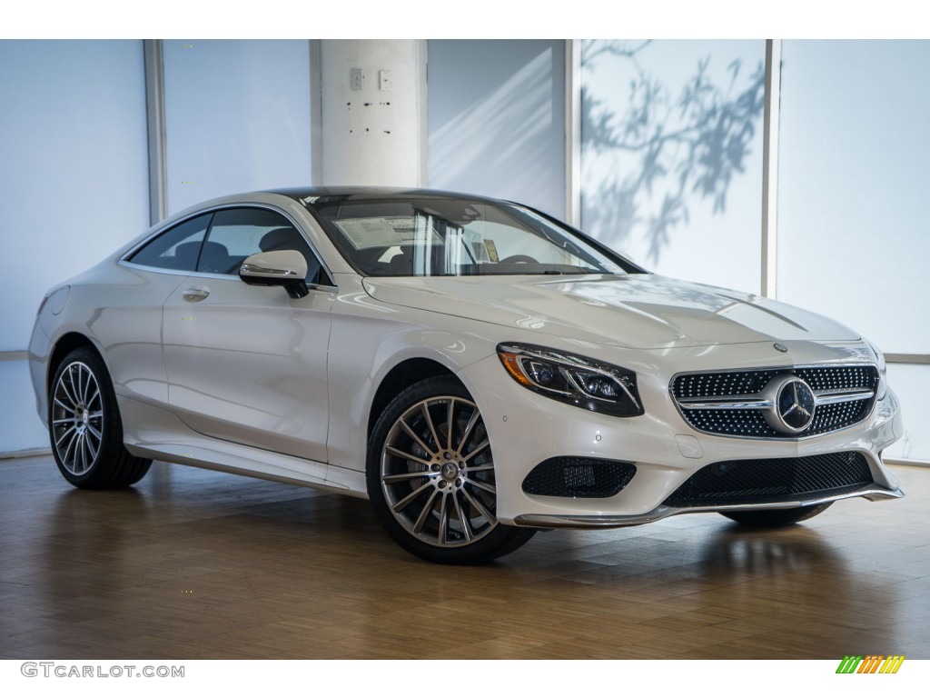designo Diamond White Metallic 2016 Mercedes-Benz S 550 4Matic Coupe Exterior Photo #108544862
