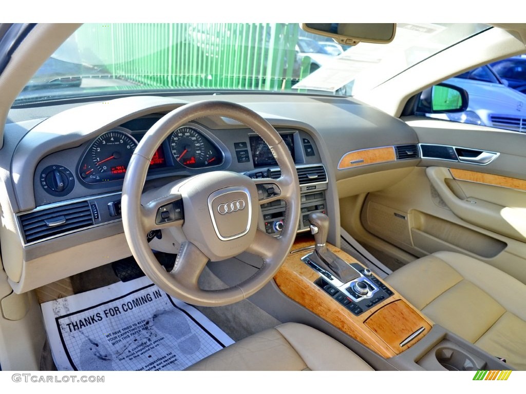 2005 A6 3.2 quattro Sedan - Dakar Beige Metallic / Beige photo #17