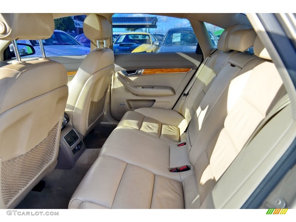 2005 A6 3.2 quattro Sedan - Dakar Beige Metallic / Beige photo #20