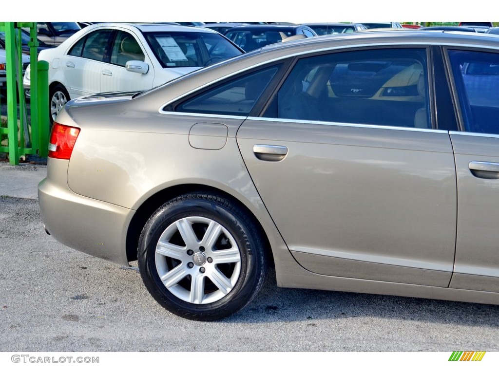 2005 A6 3.2 quattro Sedan - Dakar Beige Metallic / Beige photo #32