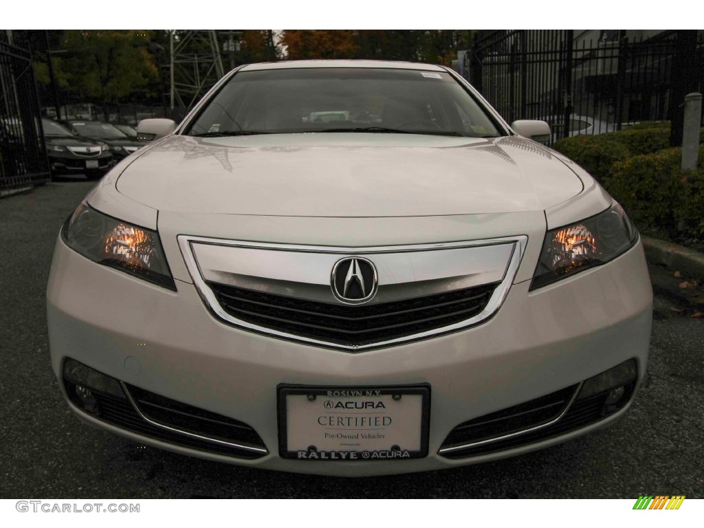 2012 TL 3.7 SH-AWD Technology - Bellanova White Pearl / Taupe photo #2