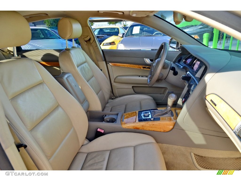 2005 A6 3.2 quattro Sedan - Dakar Beige Metallic / Beige photo #39