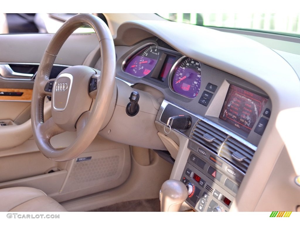 2005 A6 3.2 quattro Sedan - Dakar Beige Metallic / Beige photo #42