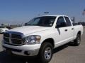 2007 Bright White Dodge Ram 1500 ST Quad Cab 4x4  photo #7