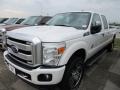 White Platinum Metallic - F350 Super Duty Platinum Crew Cab 4x4 Photo No. 2