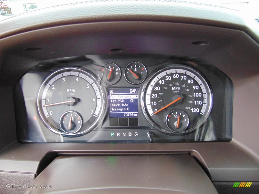 2011 Ram 1500 Laramie Quad Cab 4x4 - Rugged Brown Pearl / Light Pebble Beige/Bark Brown photo #27
