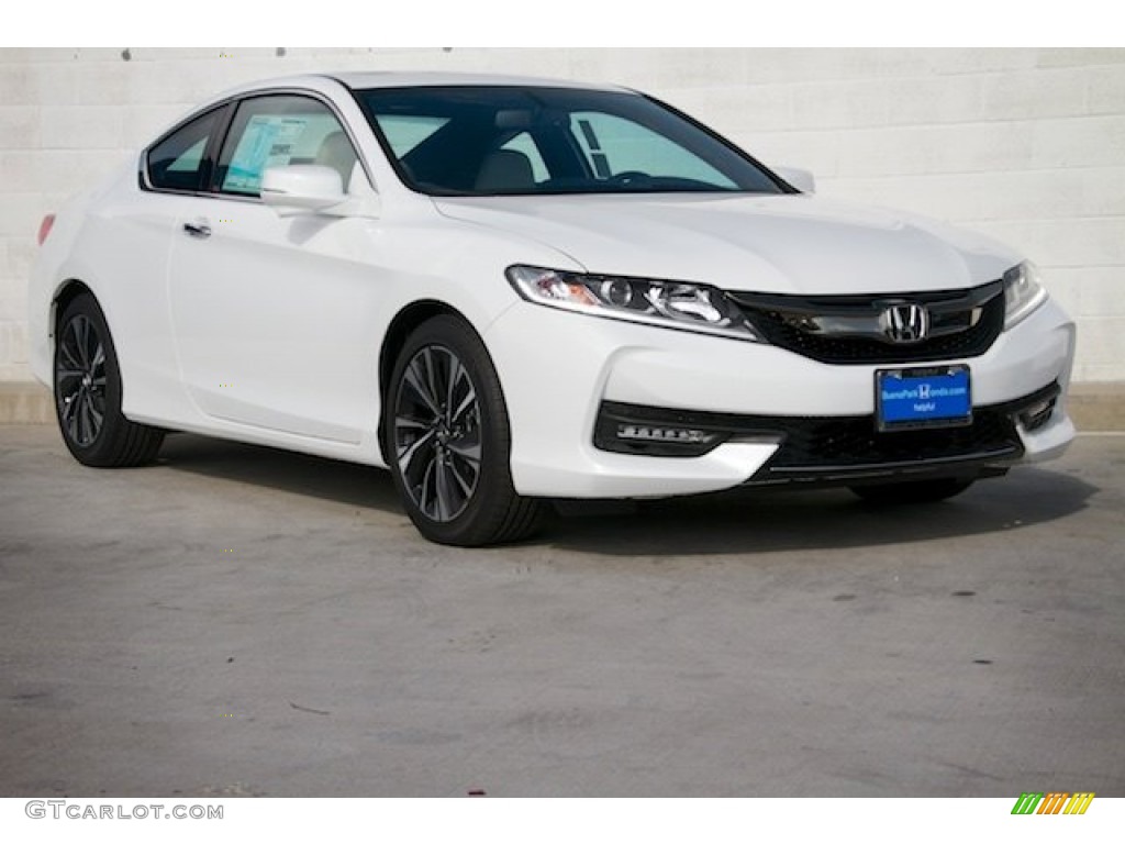 2016 Accord EX-L Coupe - White Orchid Pearl / Ivory photo #1