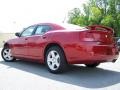 2008 Inferno Red Crystal Pearl Dodge Charger SXT  photo #3