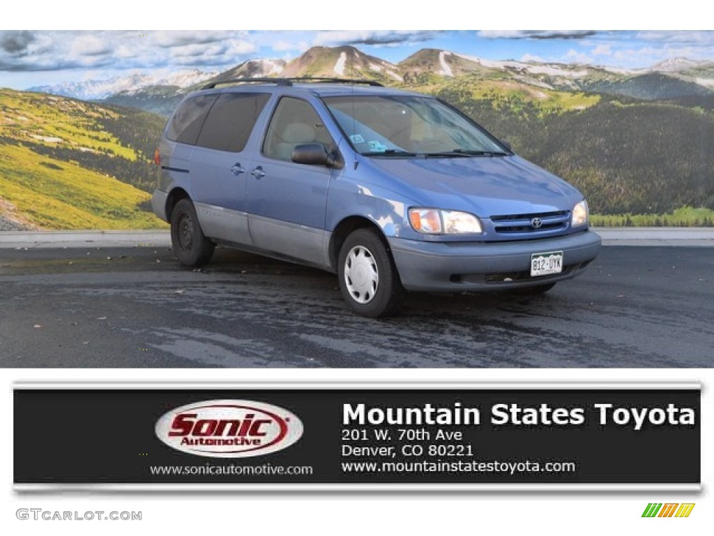 1999 Sienna LE - Denim Blue Pearl / Gray photo #1