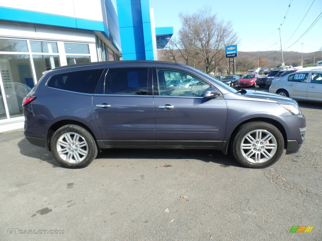 2014 Traverse LT AWD - Atlantis Blue Metallic / Dark Titanium/Light Titanium photo #4