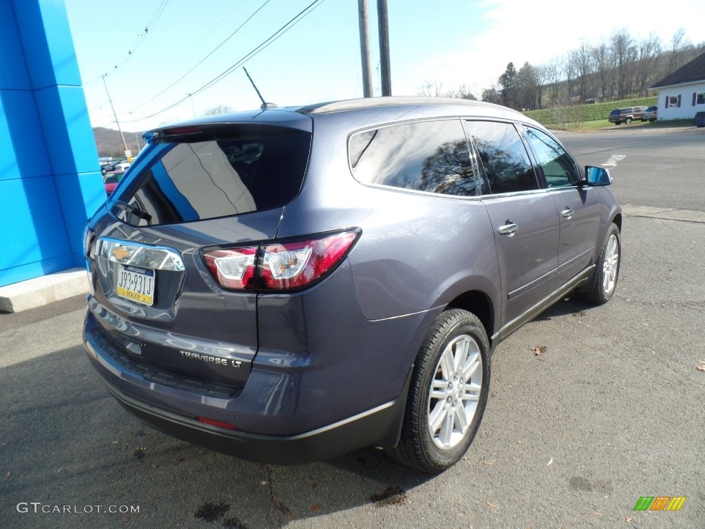 2014 Traverse LT AWD - Atlantis Blue Metallic / Dark Titanium/Light Titanium photo #5