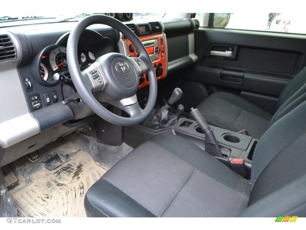 2013 FJ Cruiser 4WD - Magma Orange / Dark Charcoal photo #7