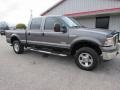 2006 Dark Stone Metallic Ford F250 Super Duty Lariat Crew Cab 4x4  photo #7