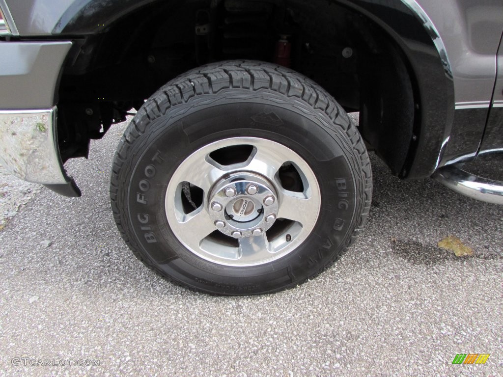 2006 F250 Super Duty Lariat Crew Cab 4x4 - Dark Stone Metallic / Medium Flint photo #9