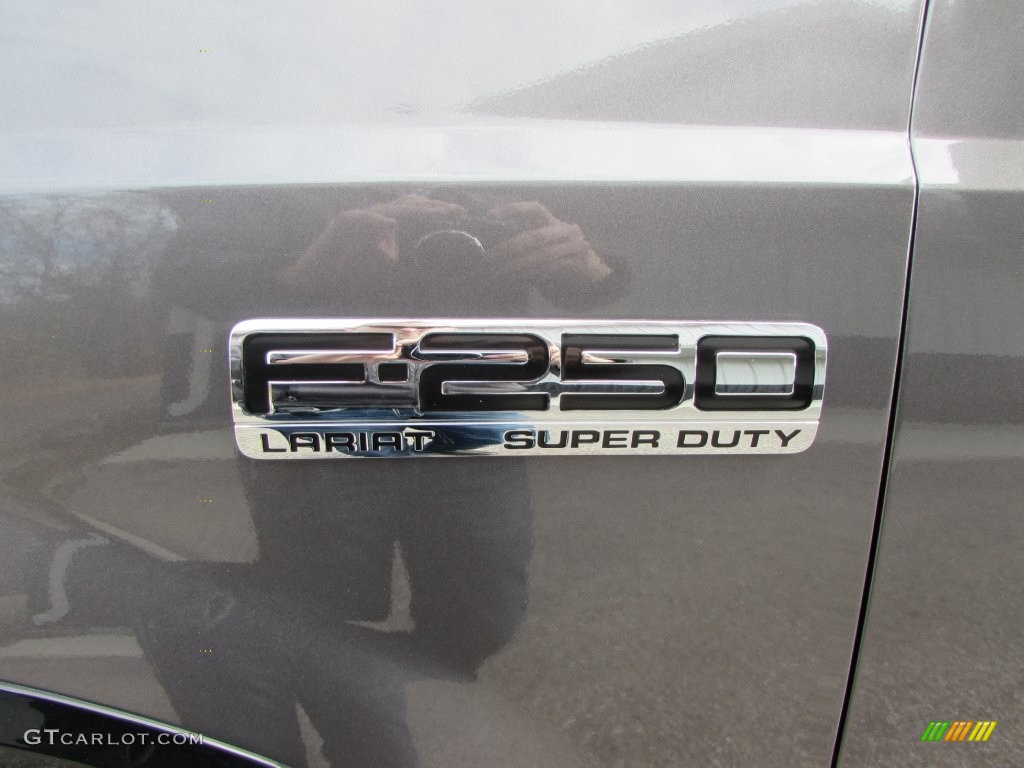 2006 F250 Super Duty Lariat Crew Cab 4x4 - Dark Stone Metallic / Medium Flint photo #10