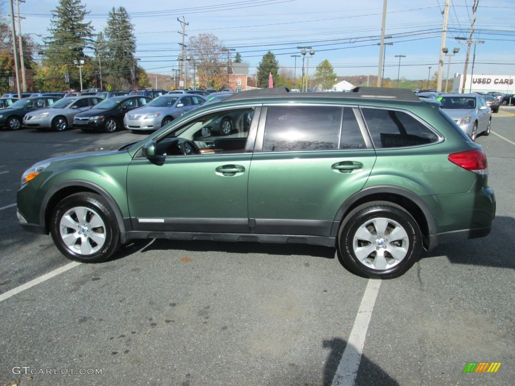 2012 Outback 2.5i Limited - Cypress Green Pearl / Warm Ivory photo #9