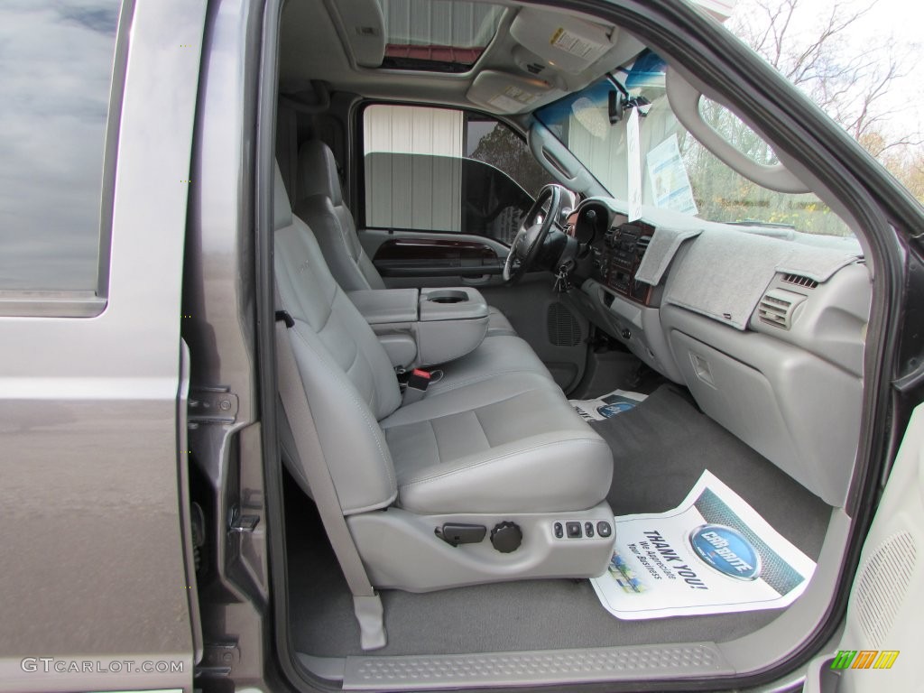 2006 F250 Super Duty Lariat Crew Cab 4x4 - Dark Stone Metallic / Medium Flint photo #21