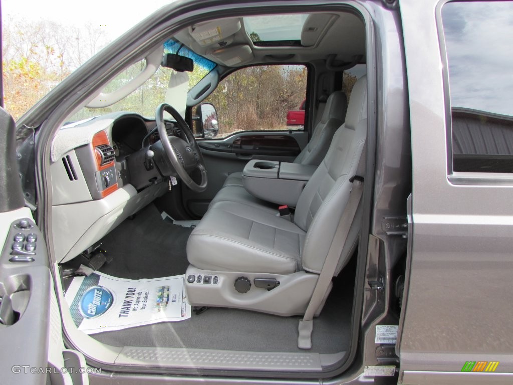 2006 F250 Super Duty Lariat Crew Cab 4x4 - Dark Stone Metallic / Medium Flint photo #29