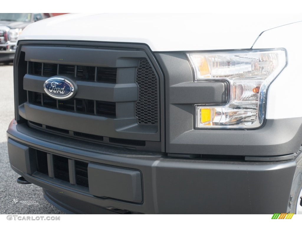 2016 F150 XL SuperCab 4x4 - Oxford White / Medium Earth Gray photo #4