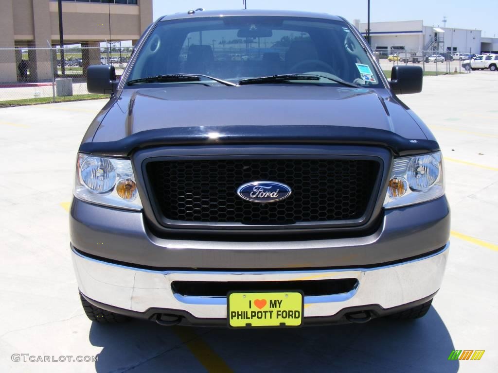 2006 F150 XLT SuperCrew 4x4 - Dark Shadow Grey Metallic / Medium/Dark Flint photo #8