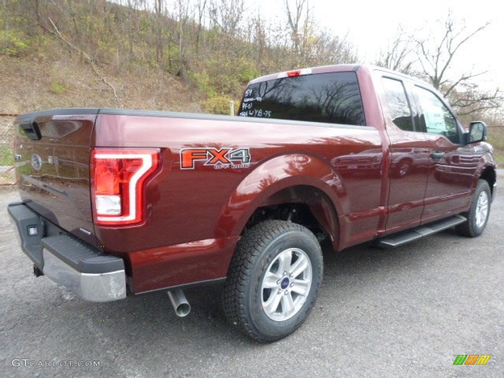 Bronze Fire 2016 Ford F150 XLT SuperCab 4x4 Exterior Photo #108569524