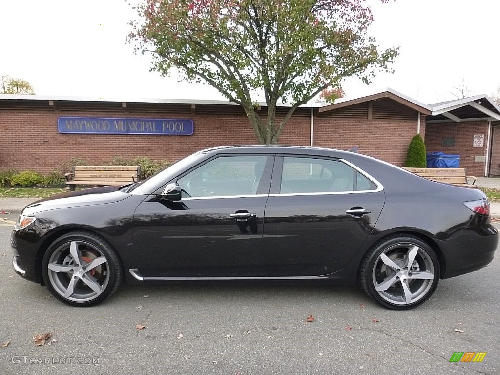 2011 9-5 Aero XWD Sedan - Jet Black Metallic / Jet Black photo #2