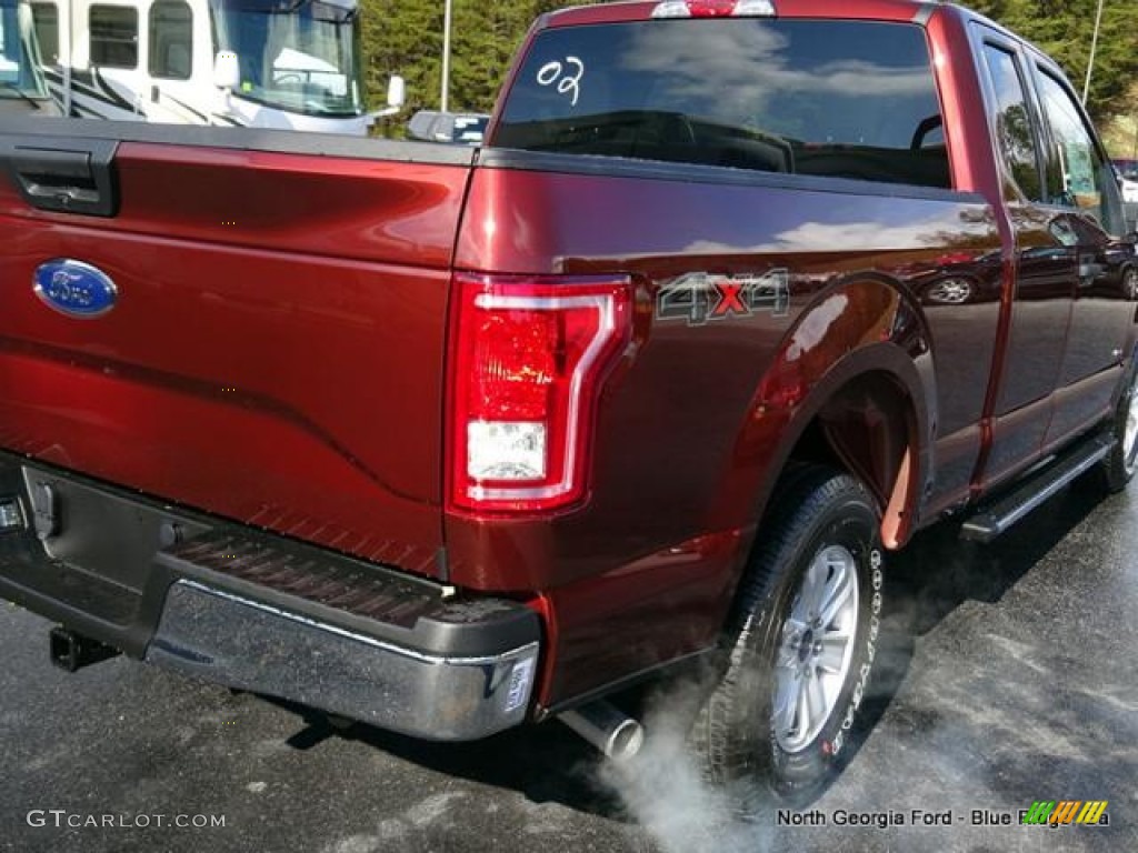 2015 F150 XLT SuperCab 4x4 - Bronze Fire Metallic / Medium Earth Gray photo #32