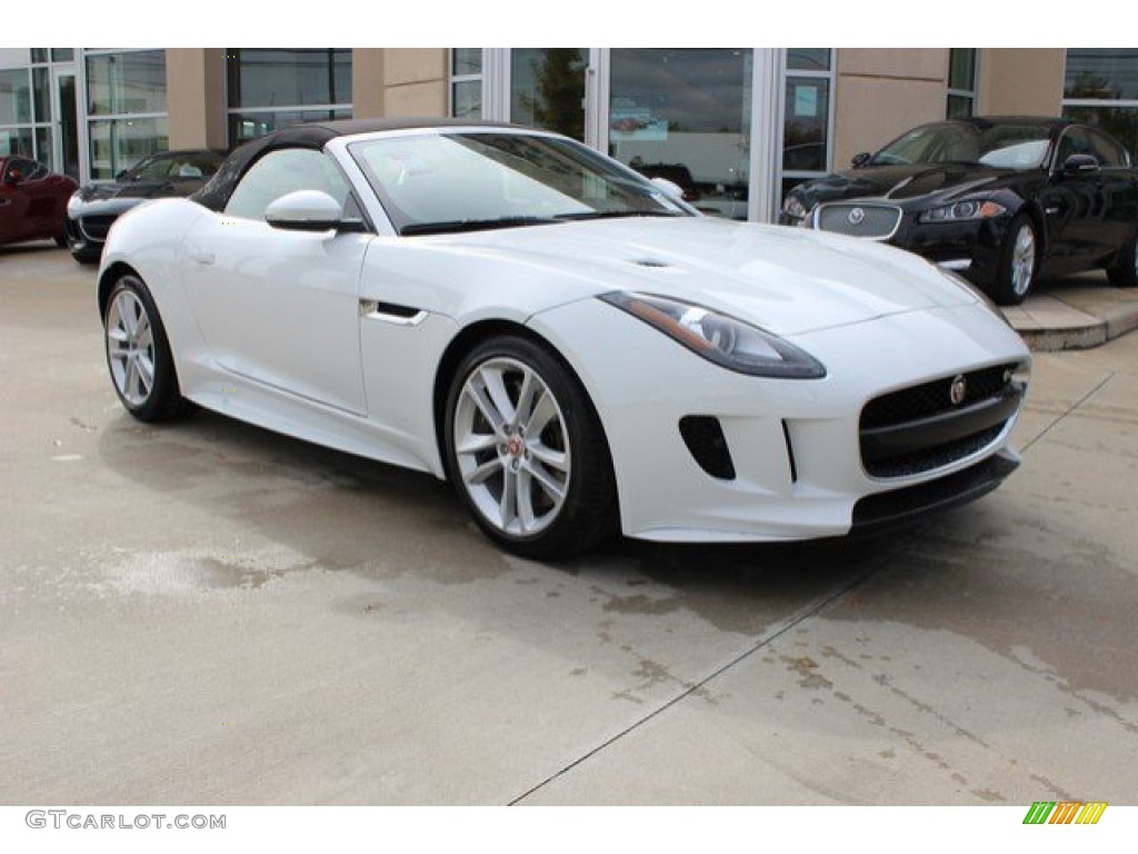 Polaris White 2016 Jaguar F-TYPE S AWD Convertible Exterior Photo #108571516