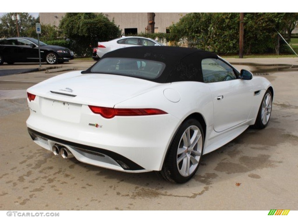 Polaris White 2016 Jaguar F-TYPE S AWD Convertible Exterior Photo #108571549