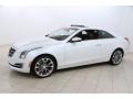 Crystal White Tricoat 2015 Cadillac ATS 2.0T Luxury AWD Coupe Exterior
