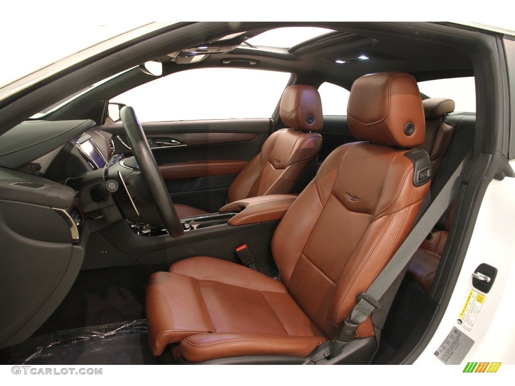 Kona Brown/Jet Black Interior 2015 Cadillac ATS 2.0T Luxury AWD Coupe Photo #108574211