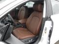 2016 Audi A7 Nougat Brown Interior Front Seat Photo