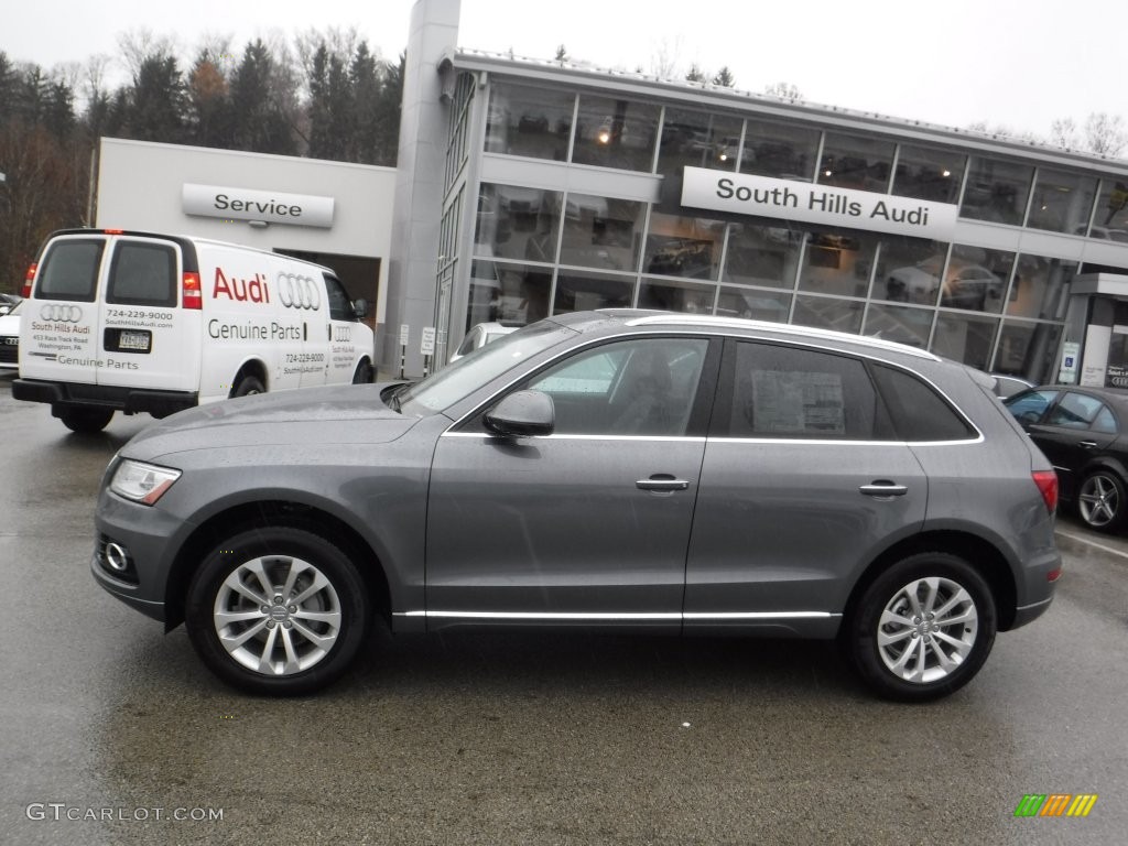 2016 Q5 2.0 TFSI Premium quattro - Monsoon Gray Metallic / Black photo #2