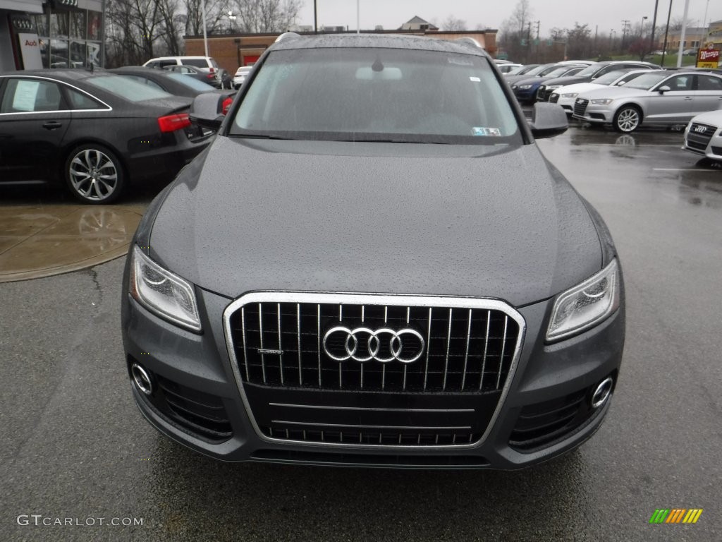 2016 Q5 2.0 TFSI Premium quattro - Monsoon Gray Metallic / Black photo #6