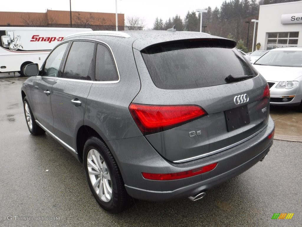 2016 Q5 2.0 TFSI Premium quattro - Monsoon Gray Metallic / Black photo #12