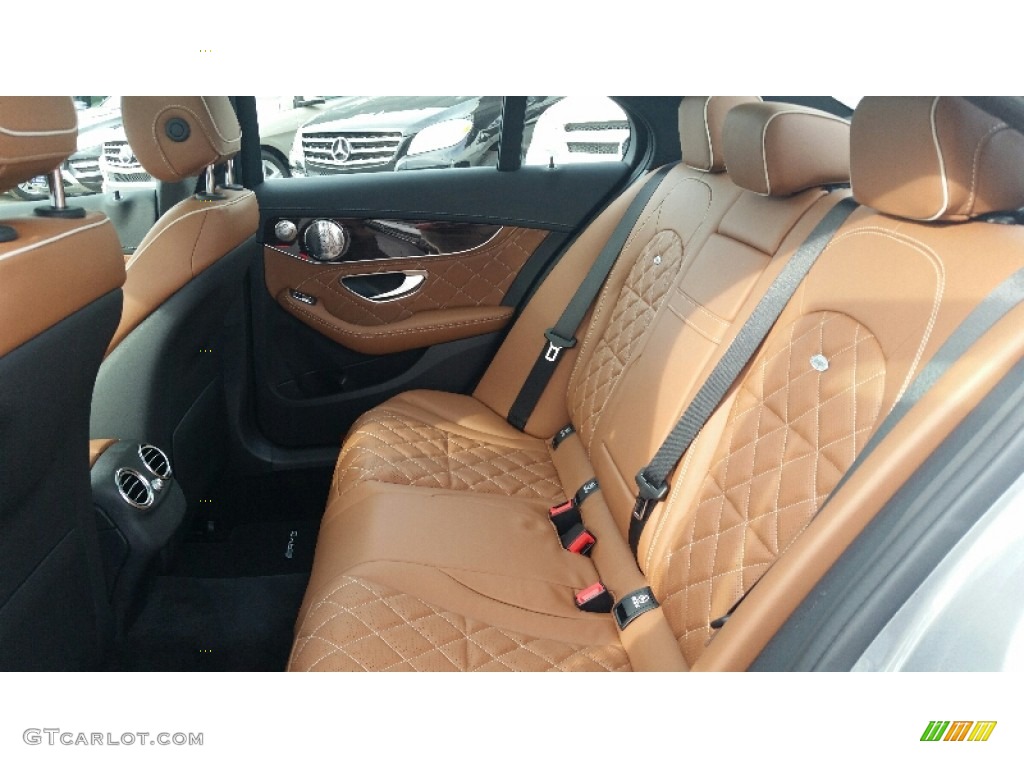 2016 Mercedes-Benz C 450 AMG Sedan Rear Seat Photo #108577036
