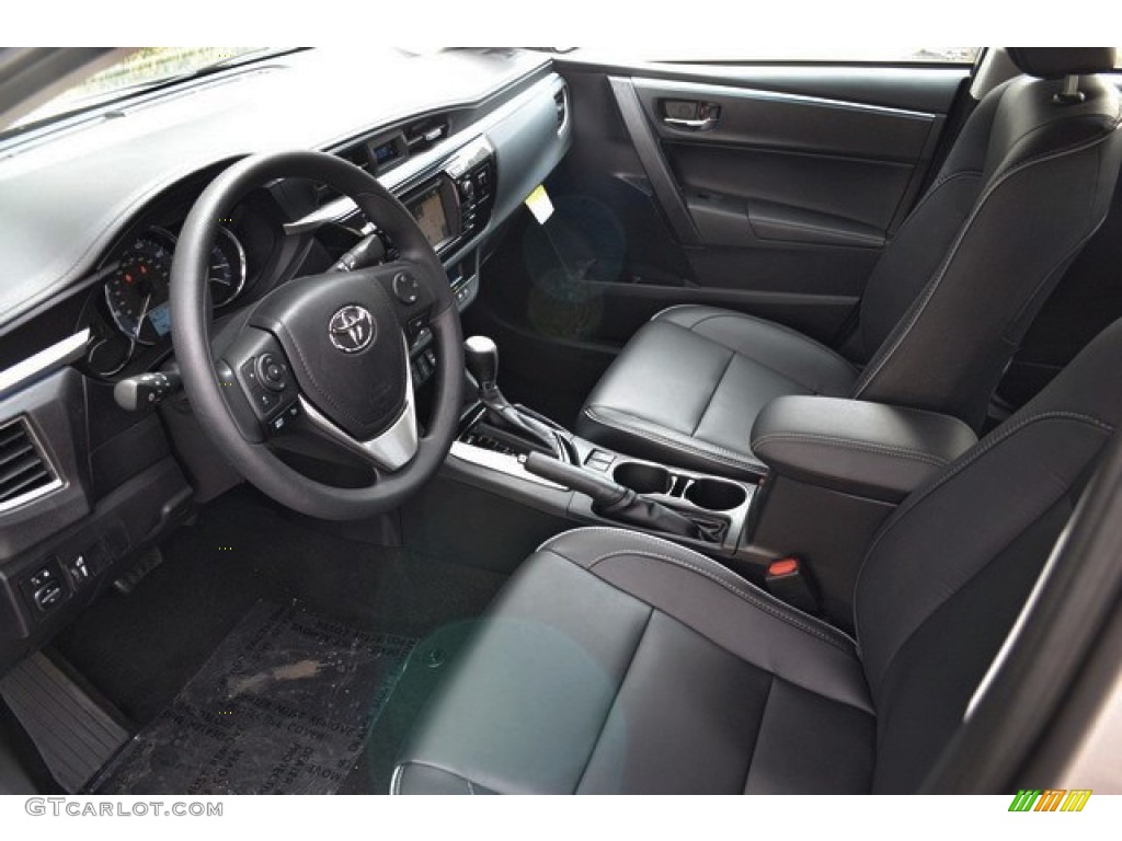 Black Interior 2016 Toyota Corolla LE Eco Premium Photo #108577540