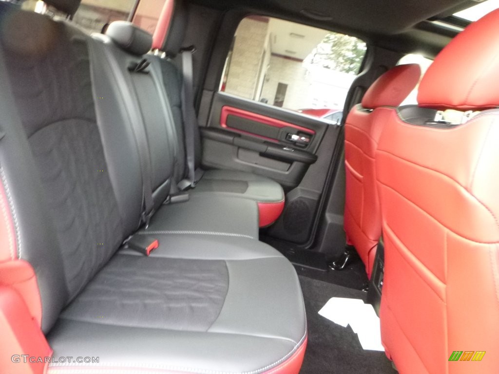 Rebel Theme Red/Black Interior 2016 Ram 1500 Rebel Crew Cab 4x4 Photo #108577755