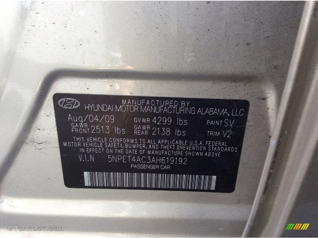 2010 Sonata GLS - Natural Khaki / Camel photo #29