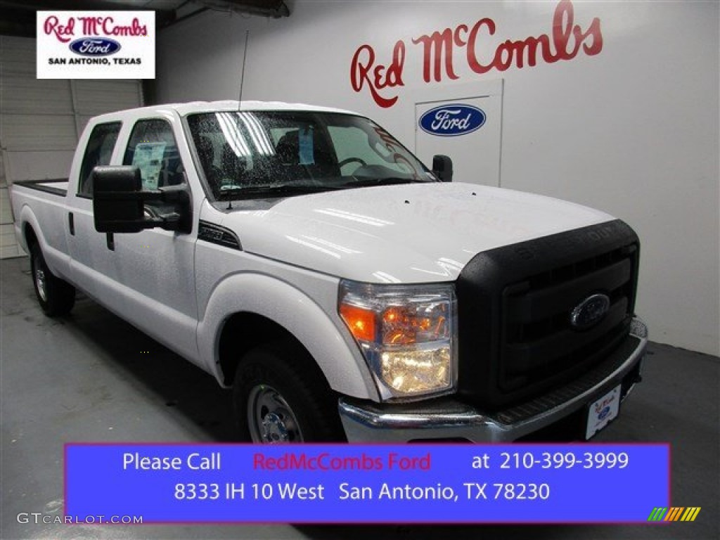 Oxford White Ford F250 Super Duty