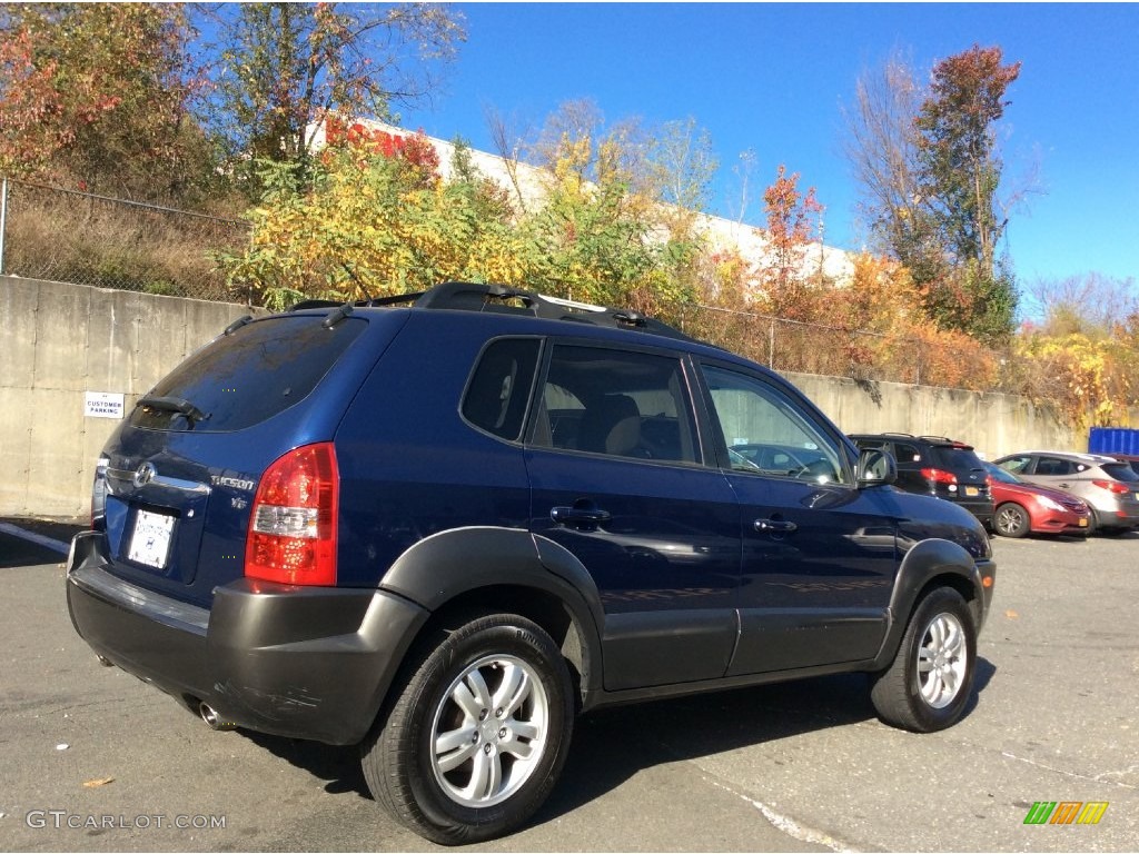 2006 Tucson Limited 4x4 - Nautical Blue Metallic / Beige photo #4