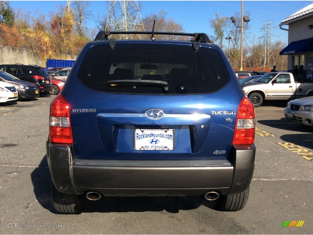 2006 Tucson Limited 4x4 - Nautical Blue Metallic / Beige photo #5