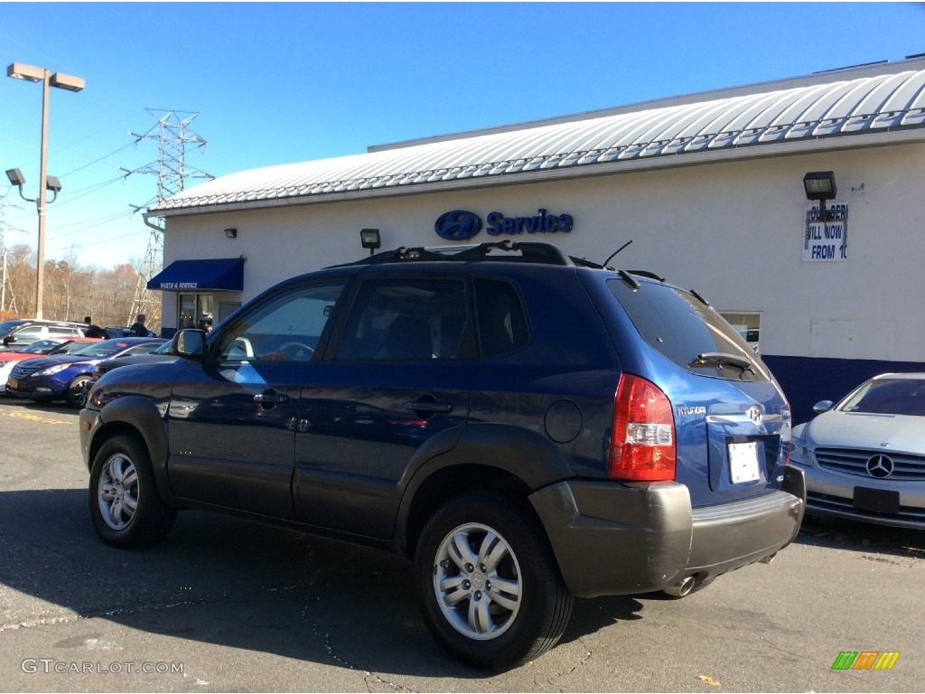 2006 Tucson Limited 4x4 - Nautical Blue Metallic / Beige photo #6