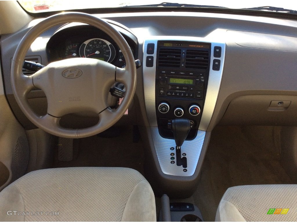 2006 Tucson Limited 4x4 - Nautical Blue Metallic / Beige photo #14