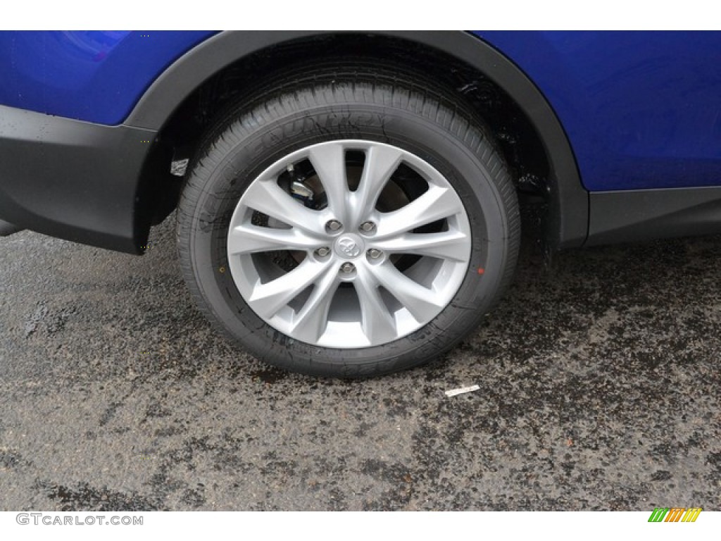 2015 RAV4 Limited AWD - Blue Crush Metallic / Latte photo #9