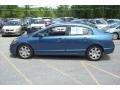 2007 Atomic Blue Metallic Honda Civic LX Sedan  photo #19