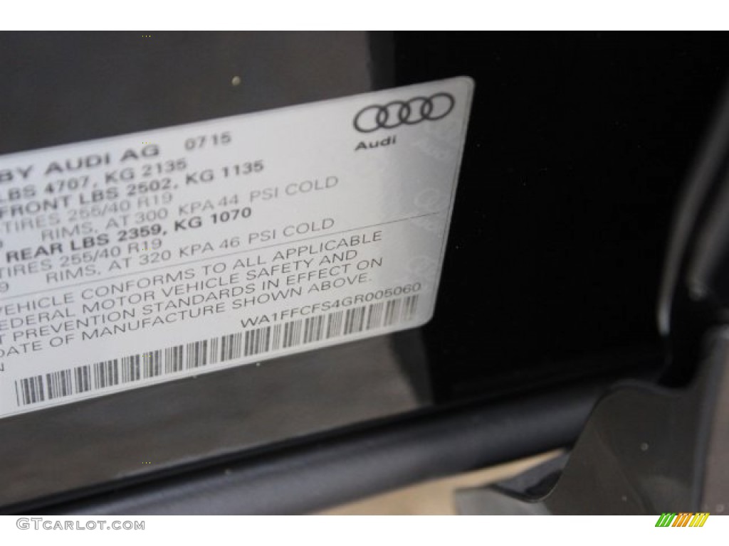 2016 Q3 2.0 TSFI Prestige - Mythos Black Metallic / Chestnut Brown photo #41