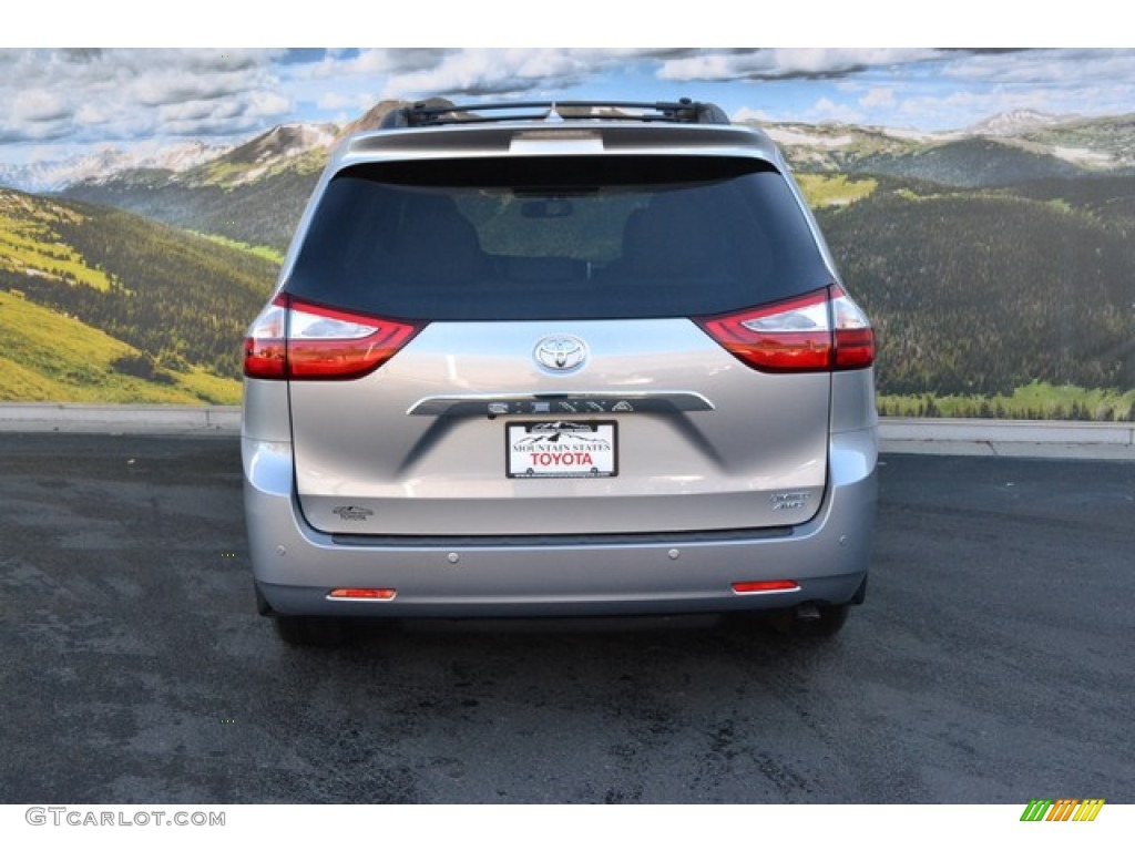 2015 Sienna Limited AWD - Silver Sky Metallic / Ash photo #4